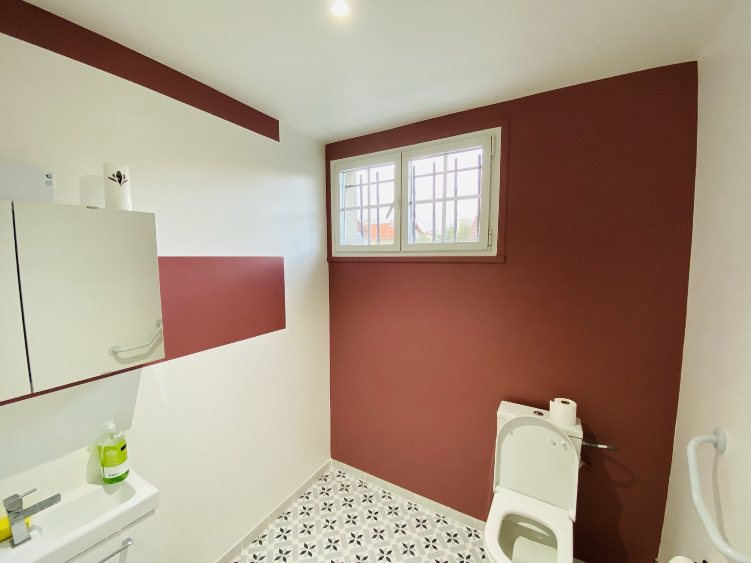 Toilettes rénovées